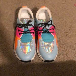 Costume rainbow shoes